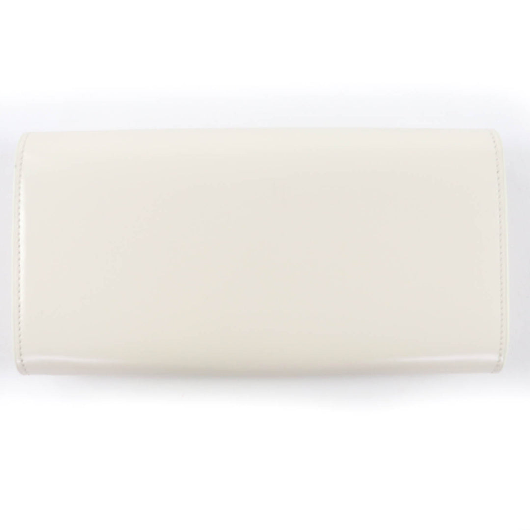 Pristine JIL SANDER Purse Long wallet white leather Women