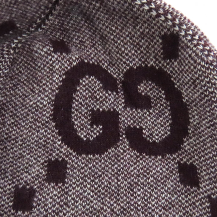 Pristine GUCCI Knit cap Bordeaux series cashmere mens M/58 676827