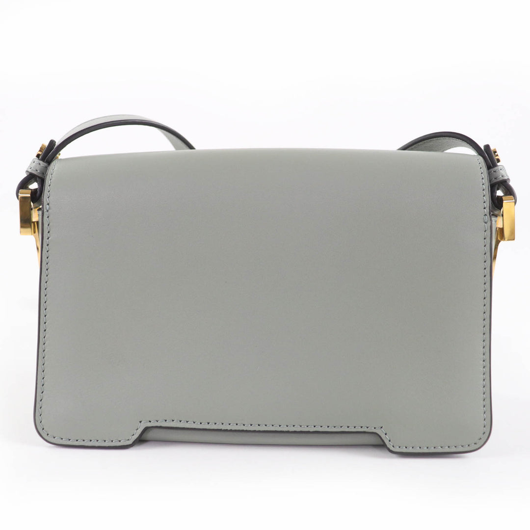 Excellent MARNI Shoulder Bag TRUNKAROO leather mini Green system SBMP0193U0