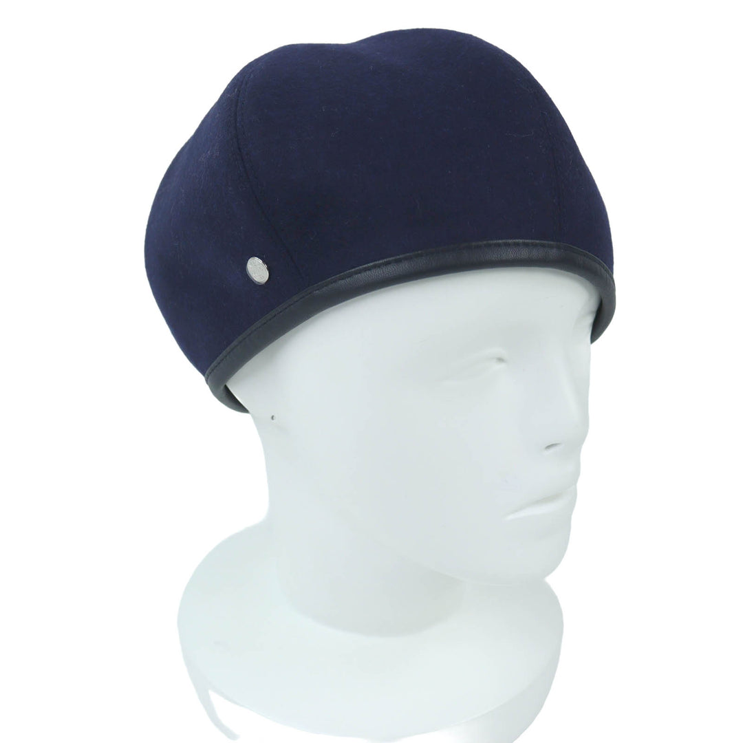 Pristine HERMES beret Gabriel Navy wool Women 57