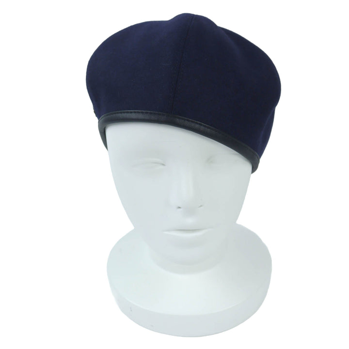 Pristine HERMES beret Gabriel Navy wool Women 57