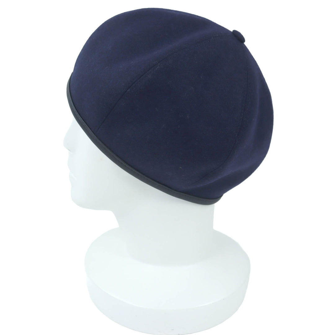 Pristine HERMES beret Gabriel Navy wool Women 57