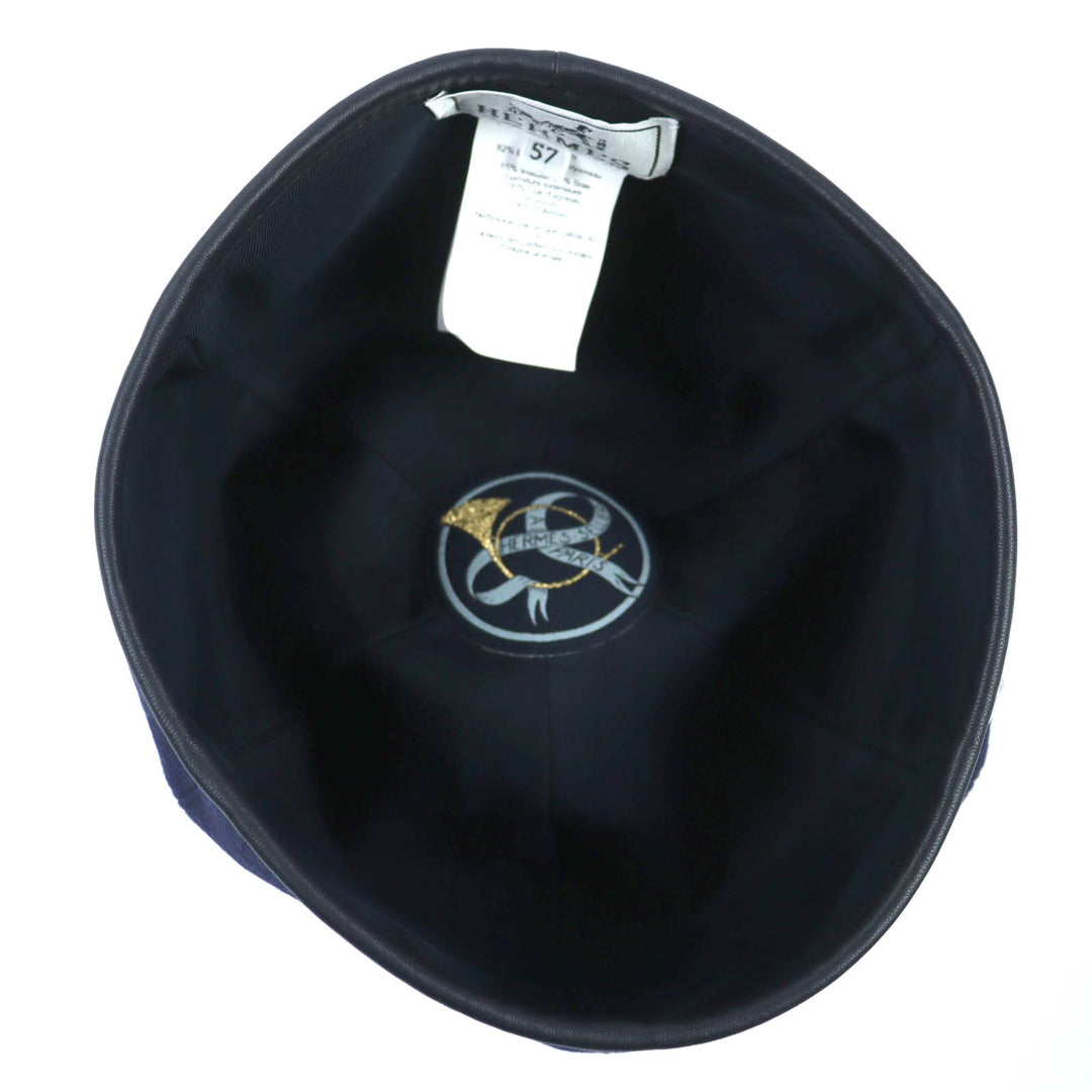 Pristine HERMES beret Gabriel Navy wool Women 57