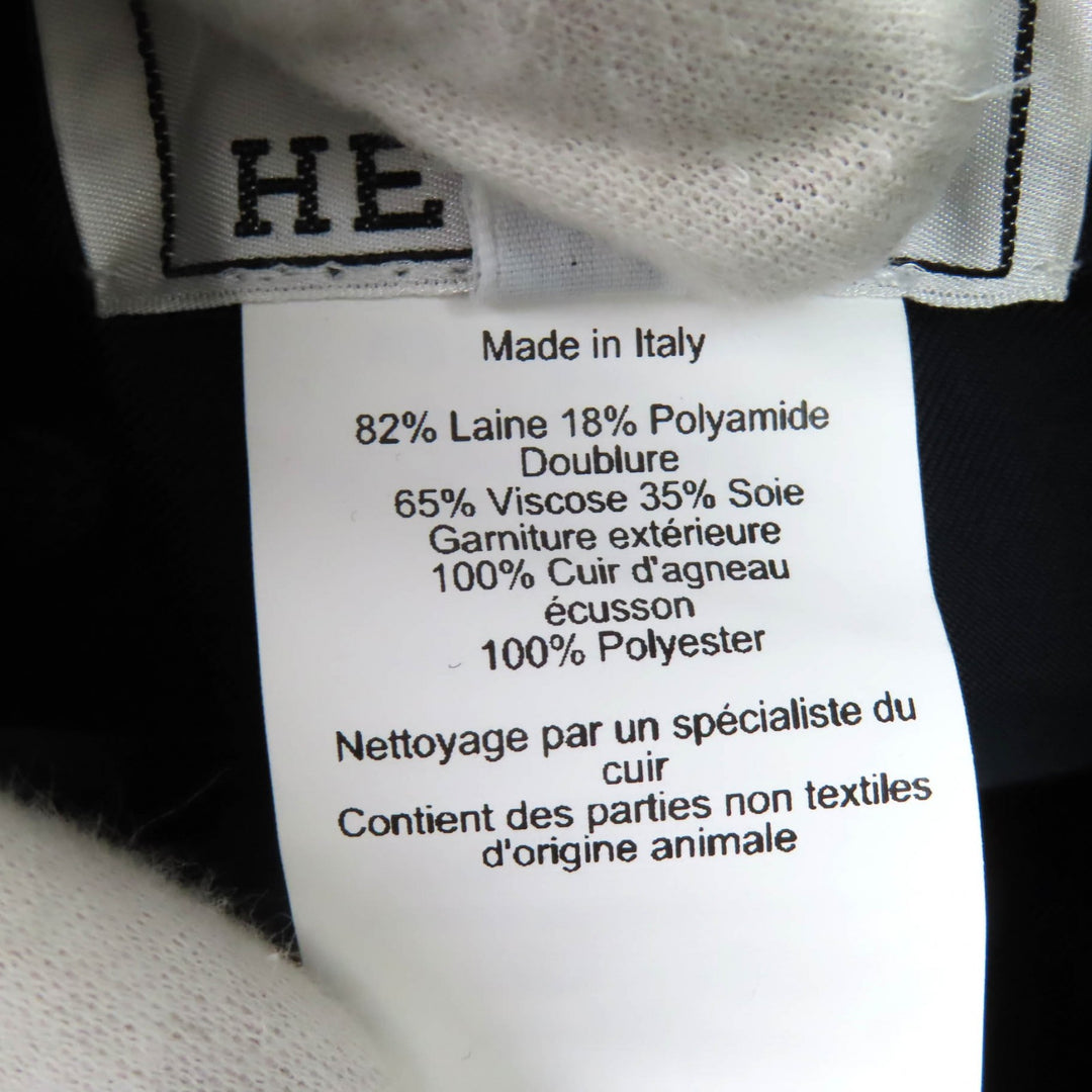 Pristine HERMES beret Gabriel Navy wool Women 57