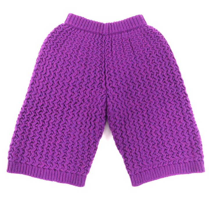 Pristine CHANEL Pants purple wool Women 34 P72880