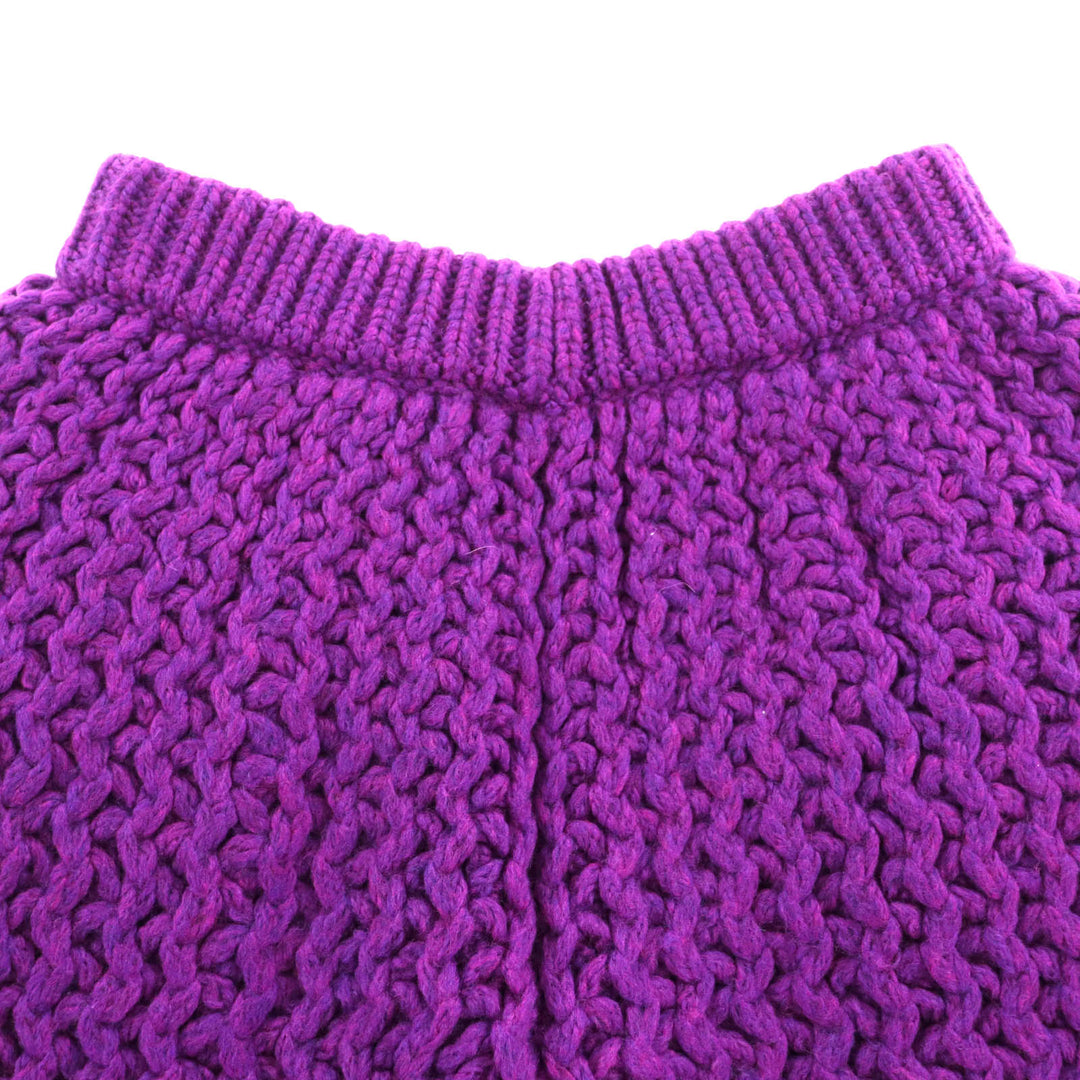 Pristine CHANEL Pants purple wool Women 34 P72880