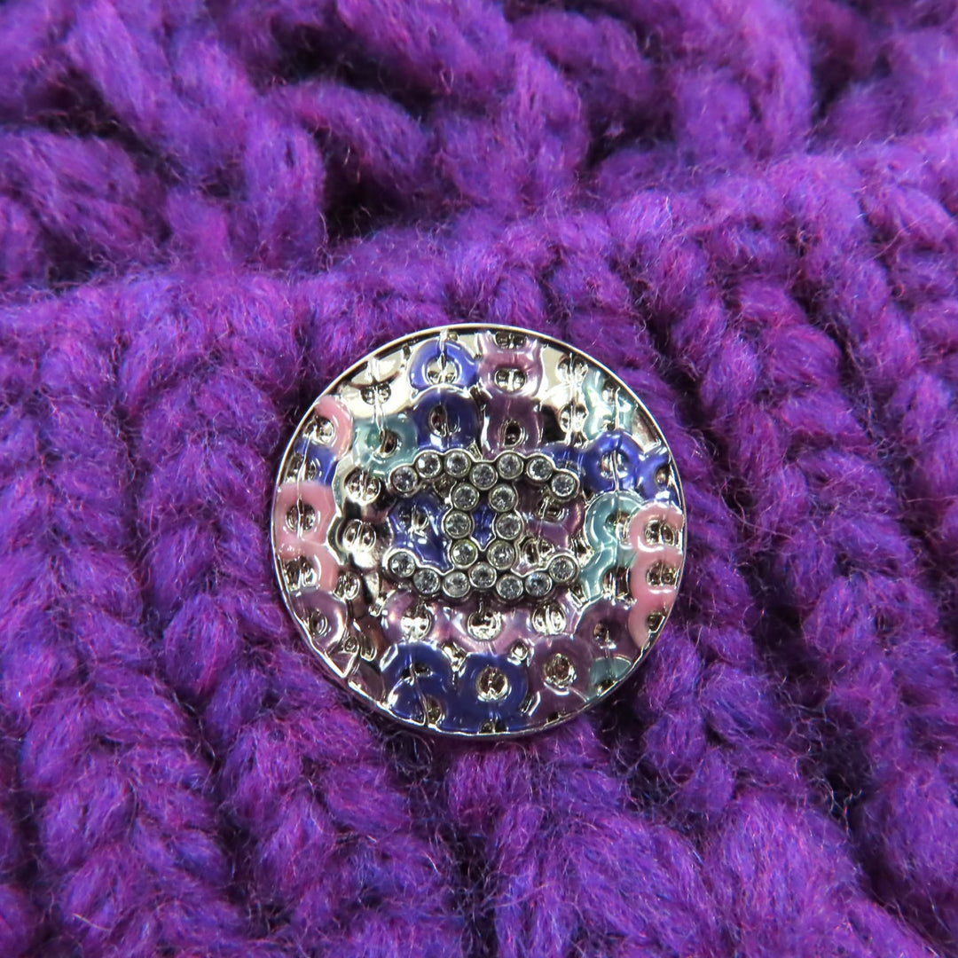 Pristine CHANEL Pants purple wool Women 34 P72880