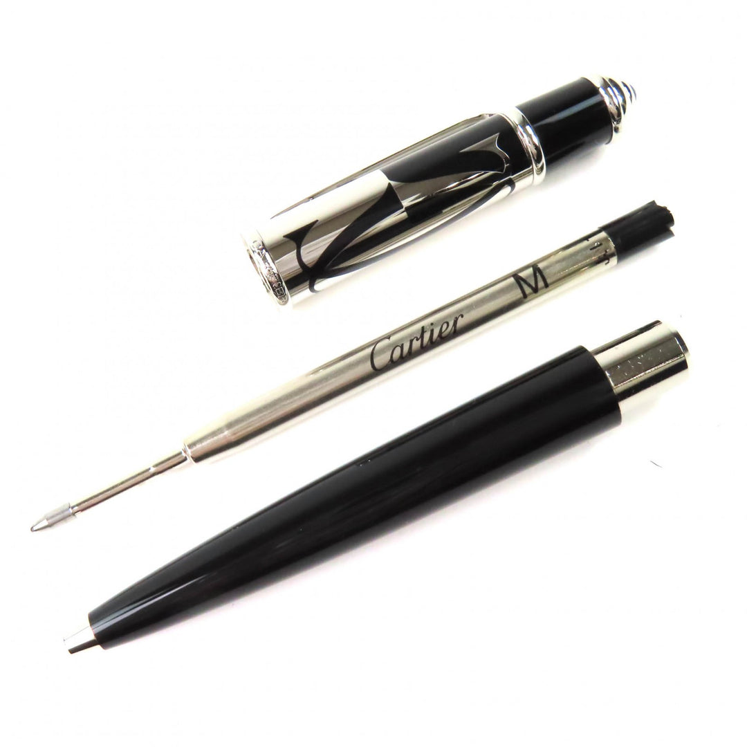 Excellent Cartier Ballpoint pen Diaboro de Cartier Logotype Decor ST180121