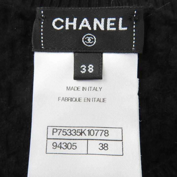シャネル ニット ココマーク 長袖 ブラック カシミア 38 P75335K10778 美品