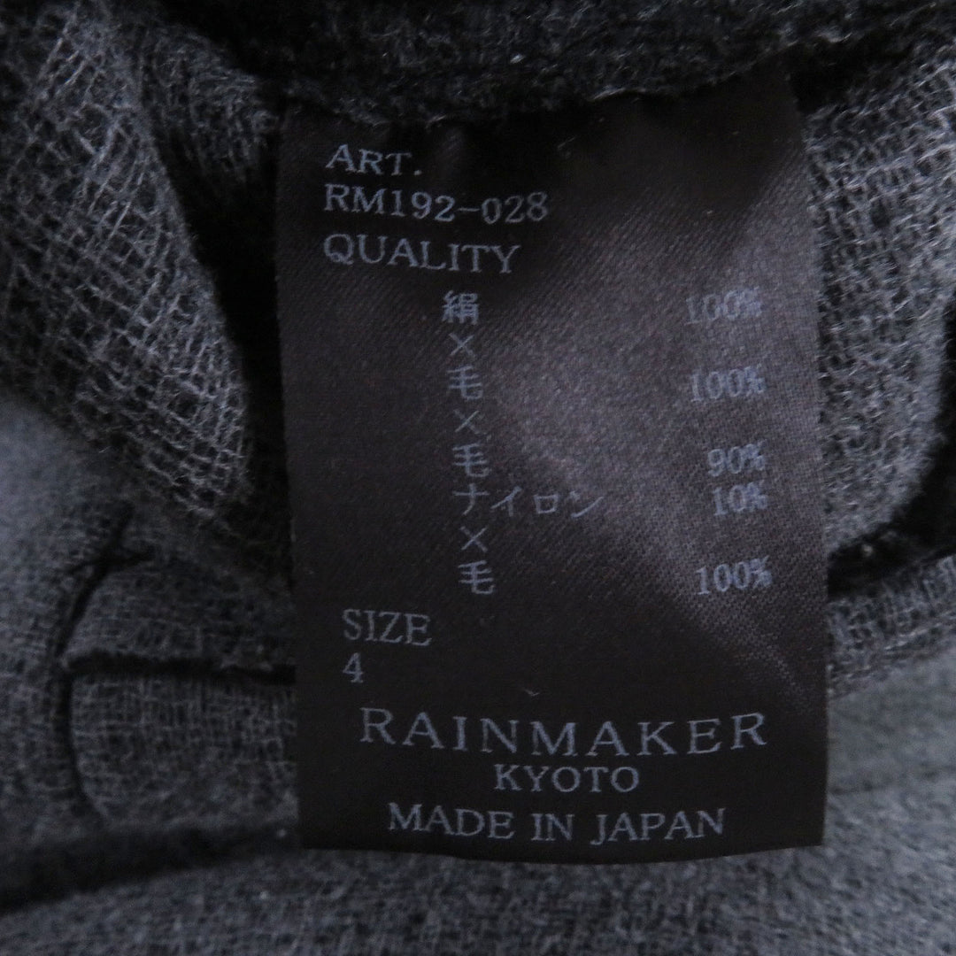RAINMAKER KYOTO チェスターコート ビッグチェック ダブルブレスト メルトンコート