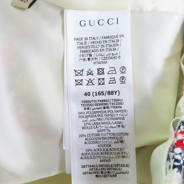 Excellent GUCCI Best white Nylon Women 40 652040