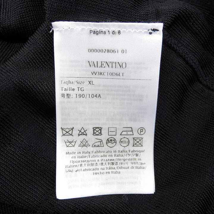 Great VALENTINO knit black wool mens XL VV3KC10D6LT