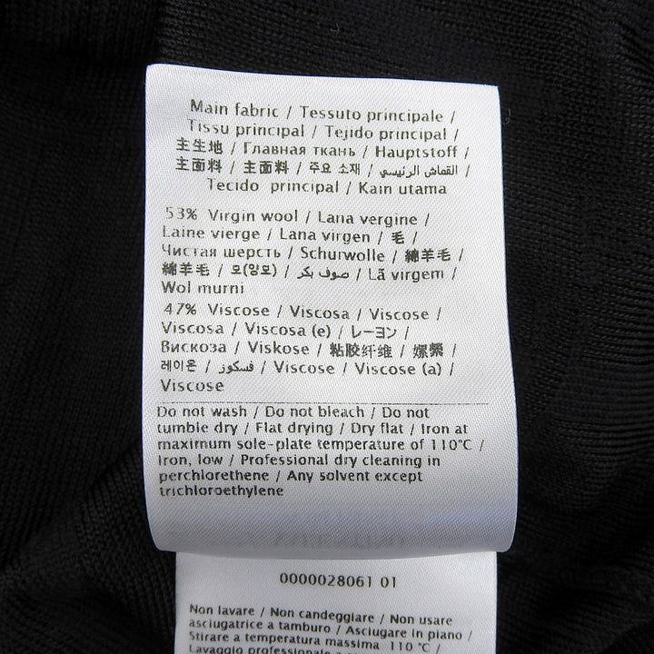 Great VALENTINO knit black wool mens XL VV3KC10D6LT
