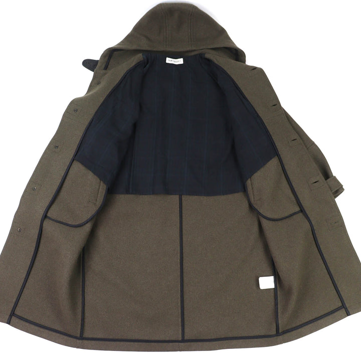 Great OUR LEGACY Duffel coat DUFFEL MOSS GREEN ABBEY MELTON 46 M4221DDO