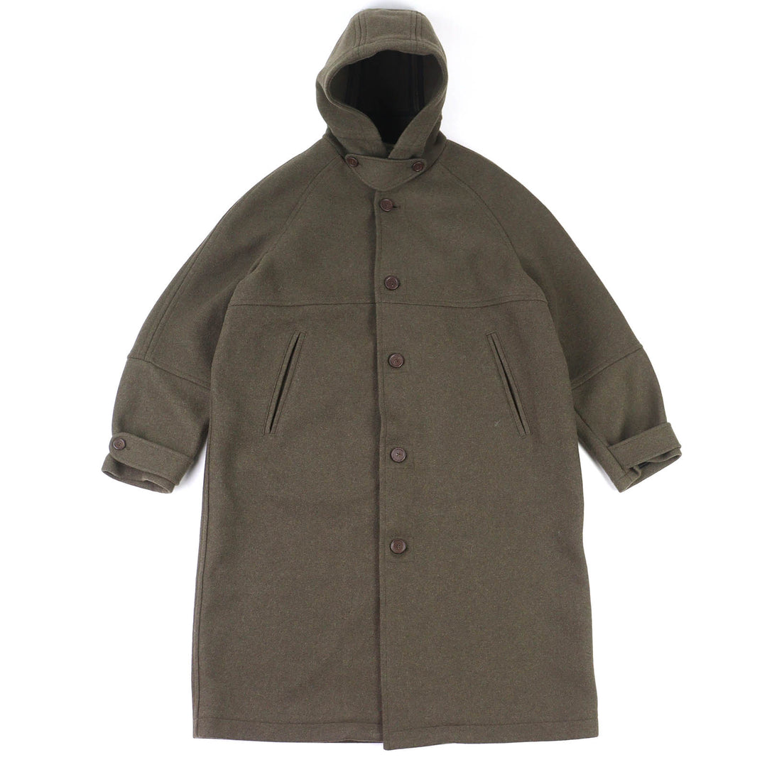 Great OUR LEGACY Duffel coat DUFFEL MOSS GREEN ABBEY MELTON 46 M4221DDO