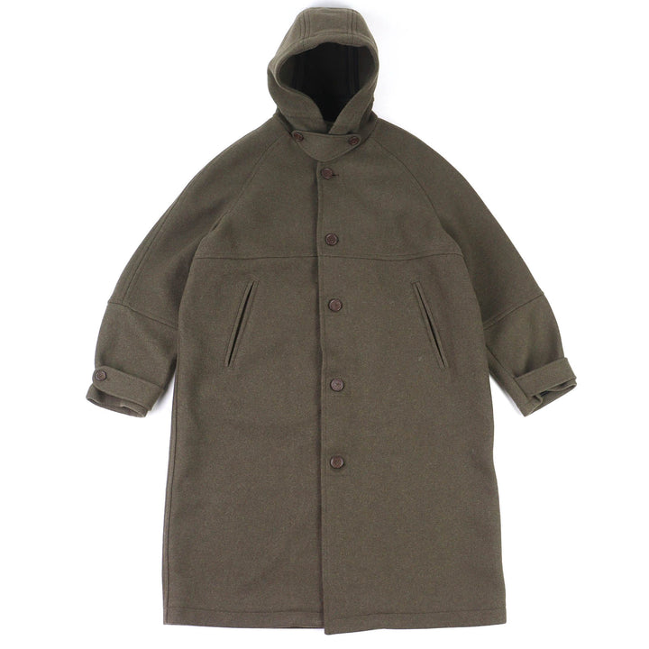 Great OUR LEGACY Duffel coat DUFFEL MOSS GREEN ABBEY MELTON 46 M4221DDO