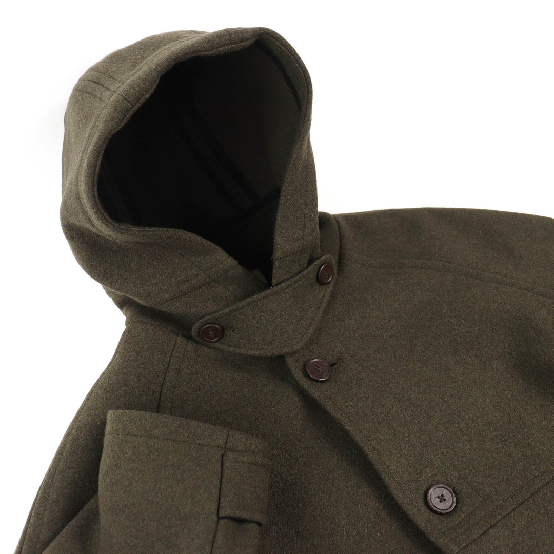 Great OUR LEGACY Duffel coat DUFFEL MOSS GREEN ABBEY MELTON 46 M4221DDO