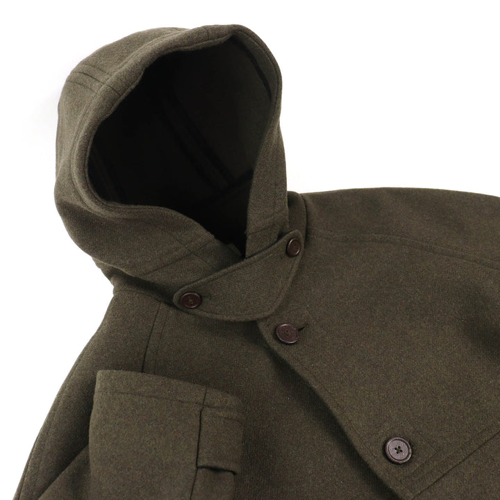 Great OUR LEGACY Duffel coat DUFFEL MOSS GREEN ABBEY MELTON 46 M4221DDO
