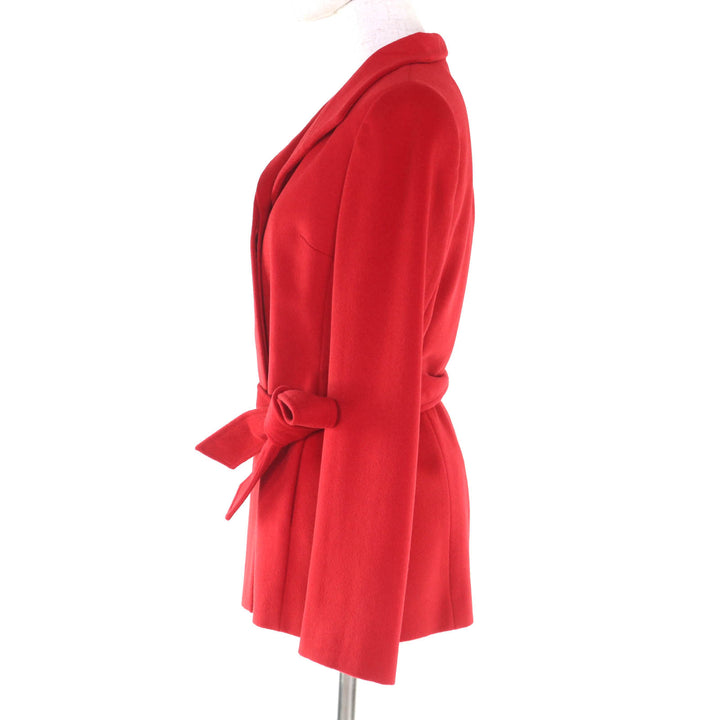 Pristine BURBERRY LONDON coat Red Angola Women 40 FN023-870-18