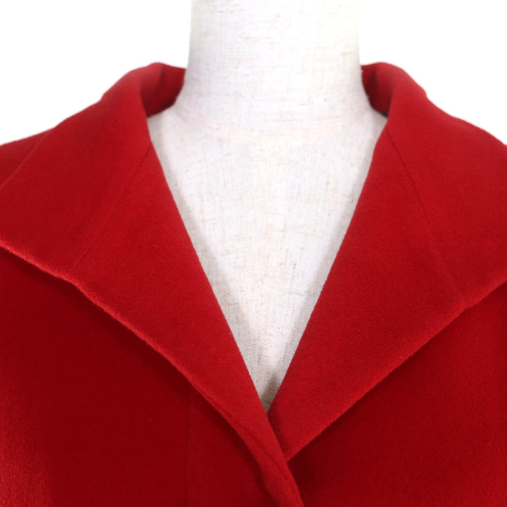 Pristine BURBERRY LONDON coat Red Angola Women 40 FN023-870-18