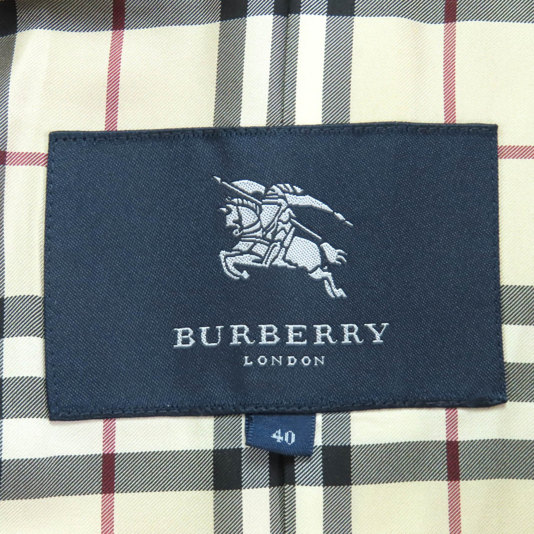 Pristine BURBERRY LONDON coat Red Angola Women 40 FN023-870-18