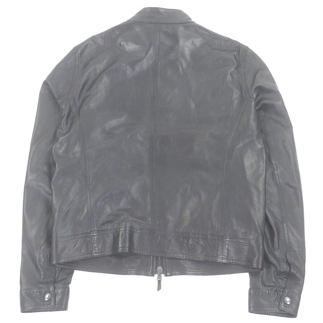 Excellent EMMETI Leather jacket JURI BEAMS exclusive single black Sheep leather