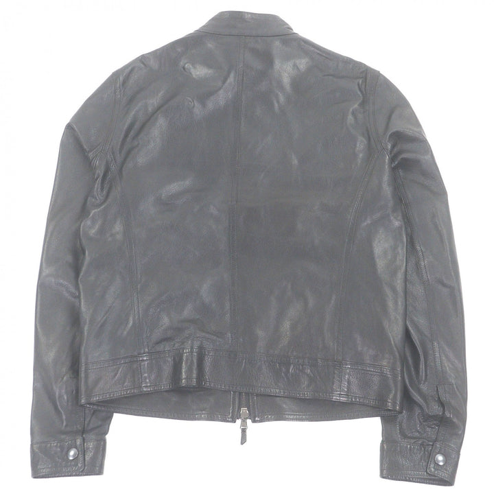 Excellent EMMETI Leather jacket JURI BEAMS exclusive single black Sheep leather