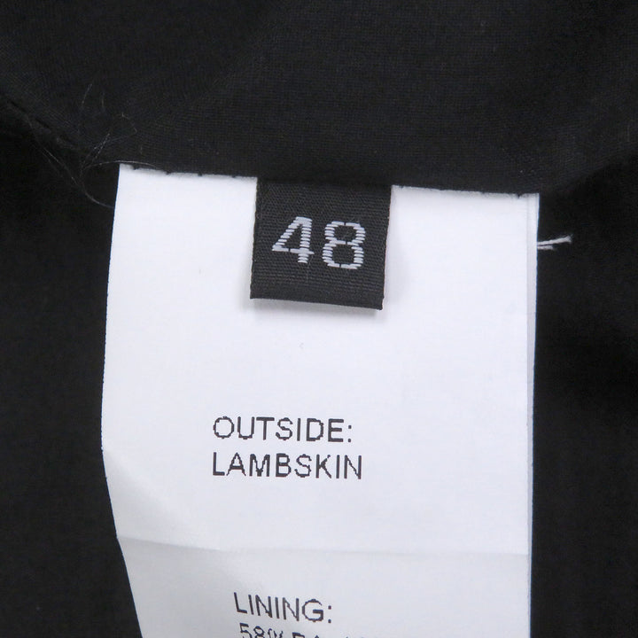 Excellent EMMETI Leather jacket JURI BEAMS exclusive single black Sheep leather