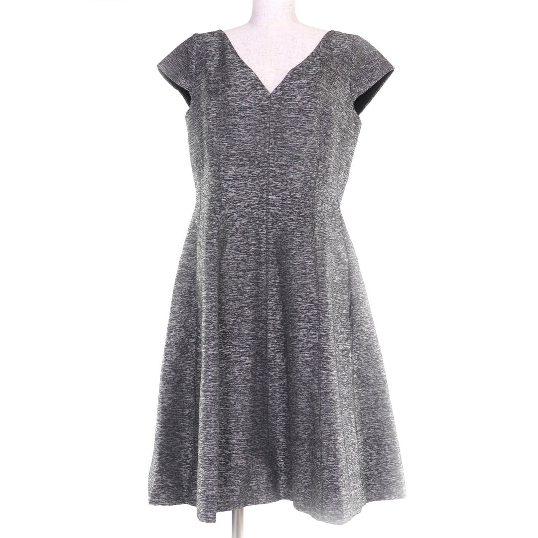 Excellent Christian Dior one piece gray Rayon Women 46 5C21629A1714