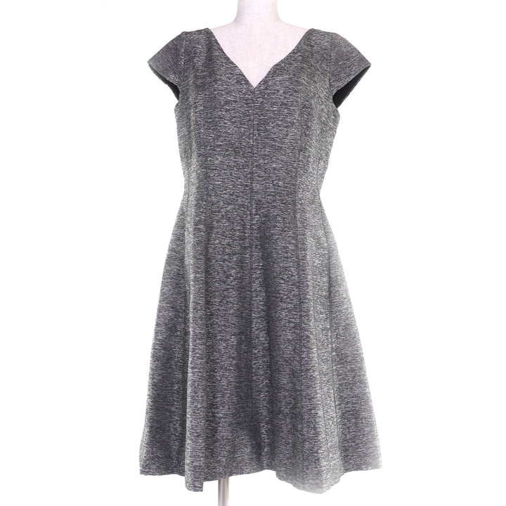 Excellent Christian Dior one piece gray Rayon Women 46 5C21629A1714