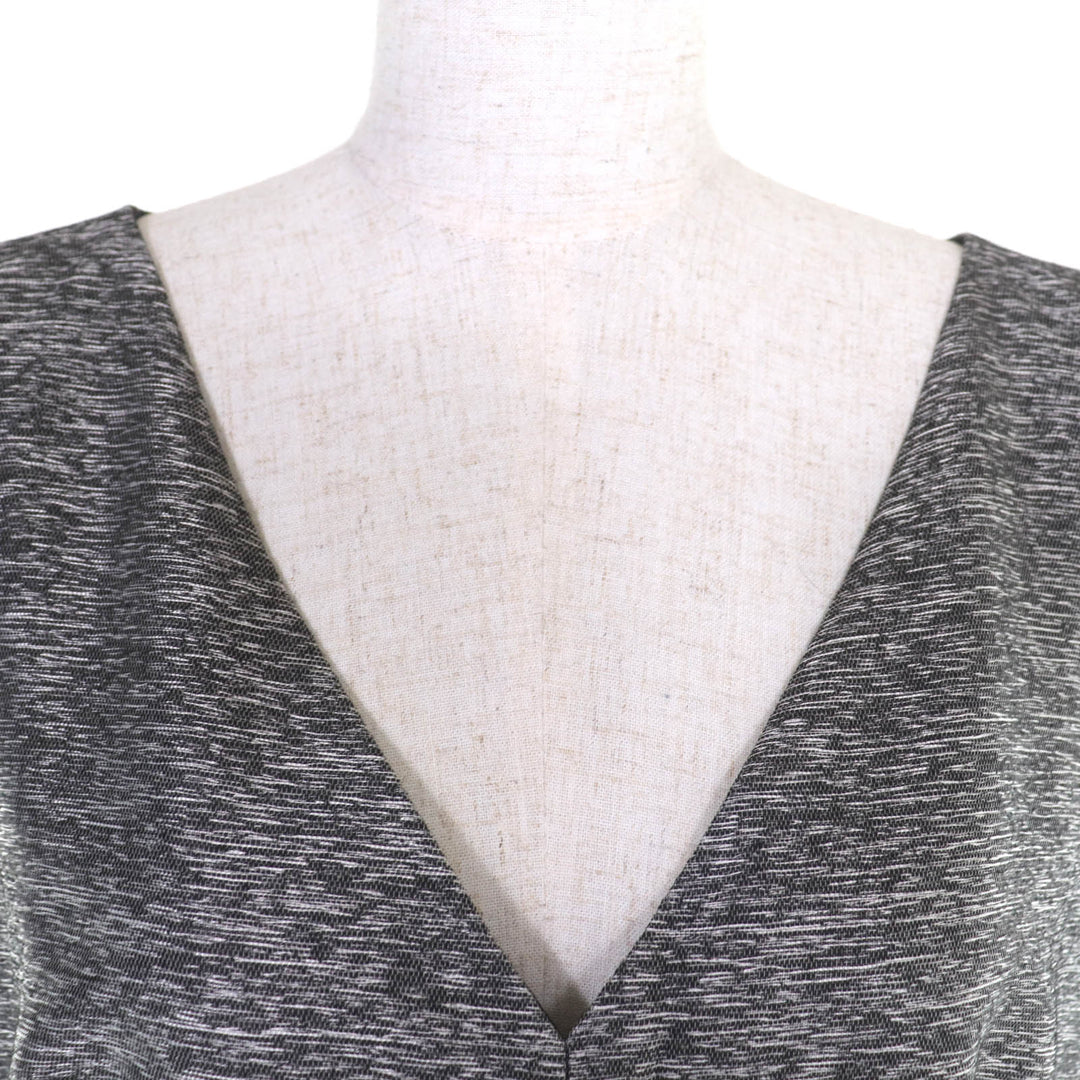 Excellent Christian Dior one piece gray Rayon Women 46 5C21629A1714