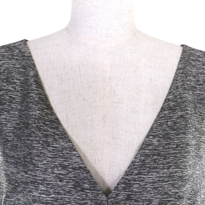 Excellent Christian Dior one piece gray Rayon Women 46 5C21629A1714