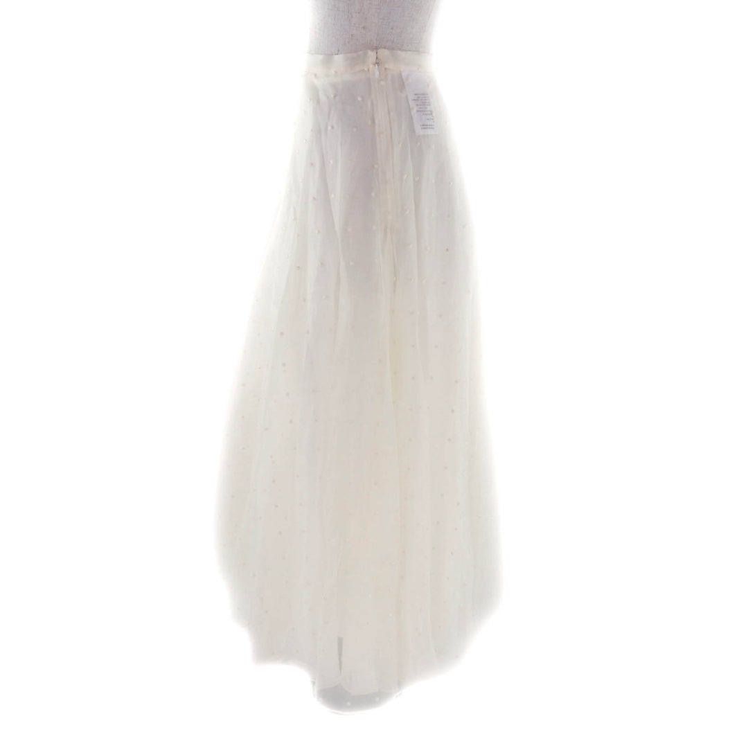 Excellent Christian Dior skirt off white silk Women 38 8C21329A1684