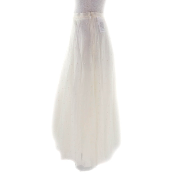 Excellent Christian Dior skirt off white silk Women 38 8C21329A1684