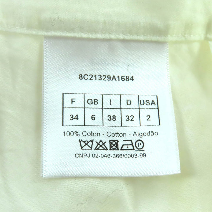 Excellent Christian Dior skirt off white silk Women 38 8C21329A1684