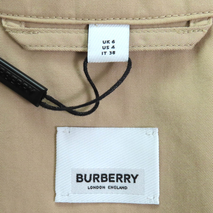 Pristine BURBERRY trench coat beige cotton Women 36 8052893