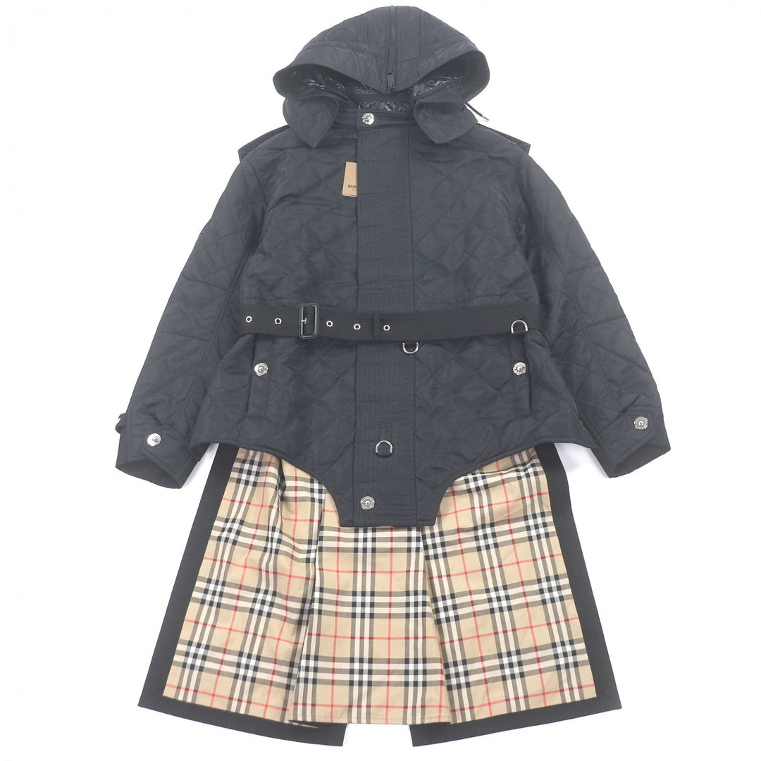 Pristine BURBERRY coat Nova check pattern quilted lining