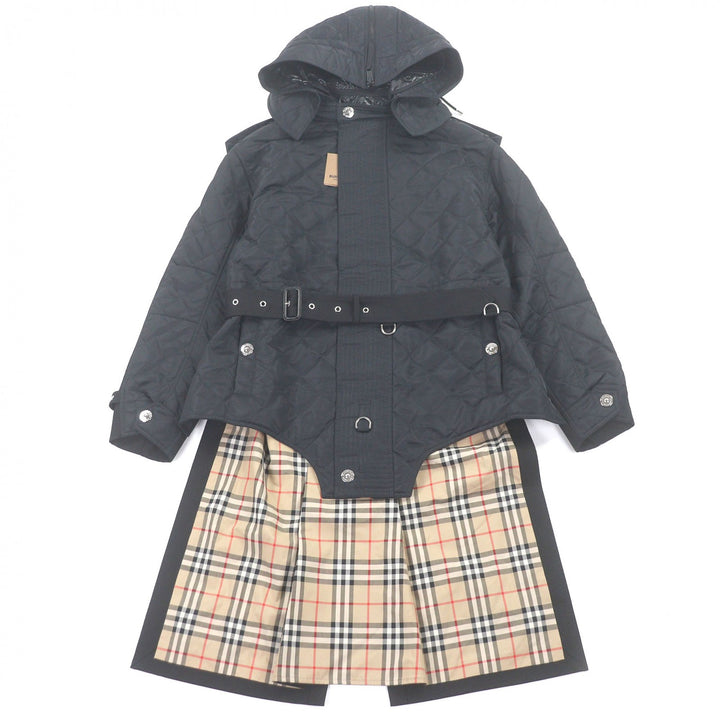 Pristine BURBERRY coat Nova check pattern quilted lining