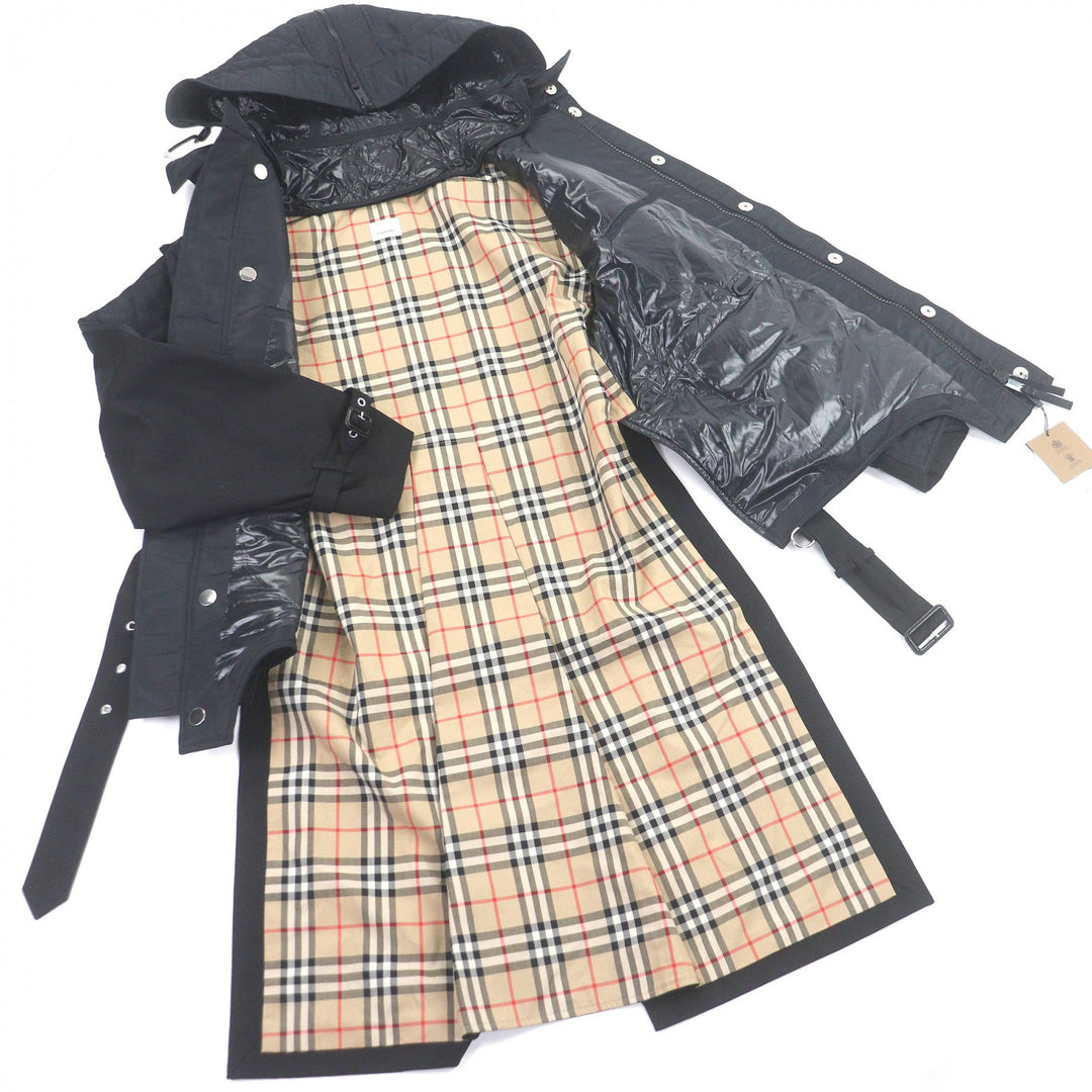 Pristine BURBERRY coat Nova check pattern quilted lining