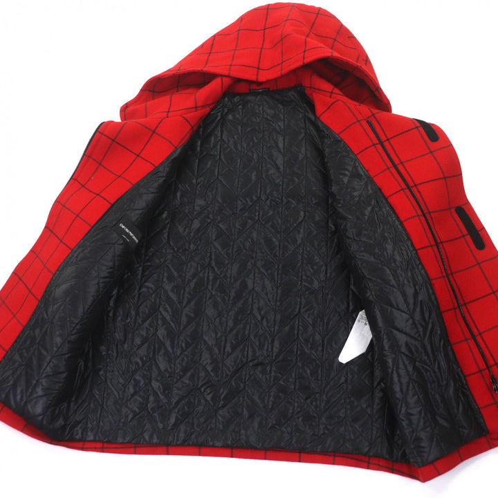 Great EMPORIO ARMANI coat Red wool mens 50 91B530