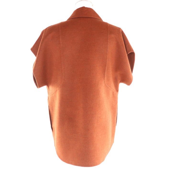 Pristine HERMES Jacket Brown cashmere Women 34 5E0235DC