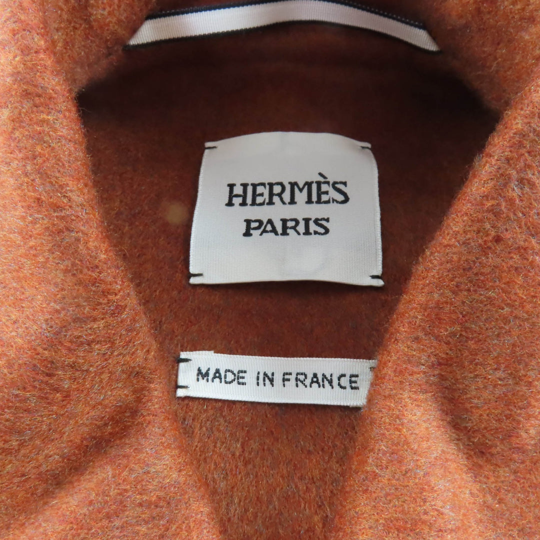 Pristine HERMES Jacket Brown cashmere Women 34 5E0235DC