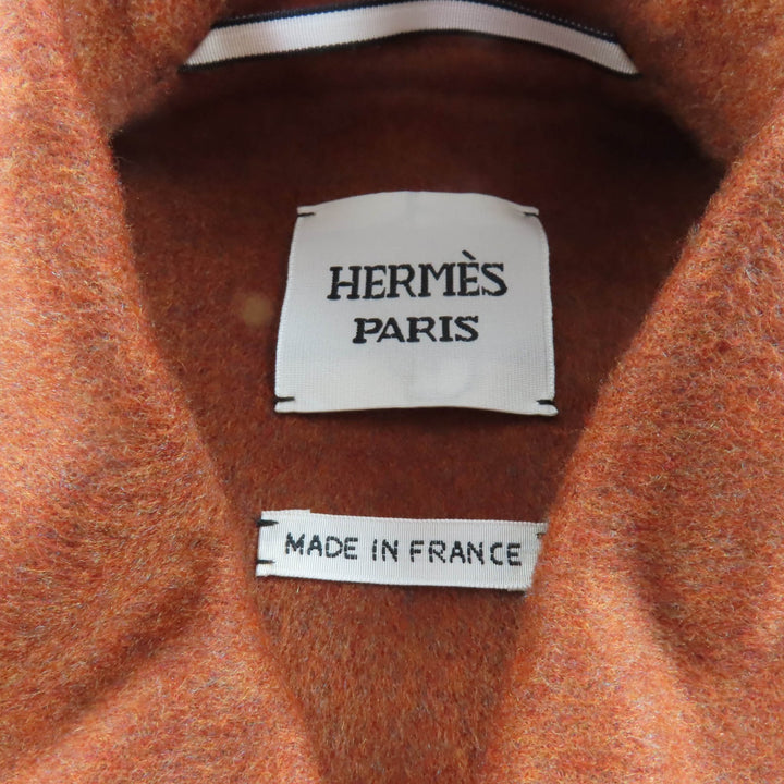 Pristine HERMES Jacket Brown cashmere Women 34 5E0235DC