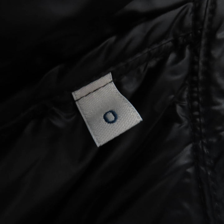 Pristine MONCLER down coat SEDAN Logo patch and hood black Nylon Women 0