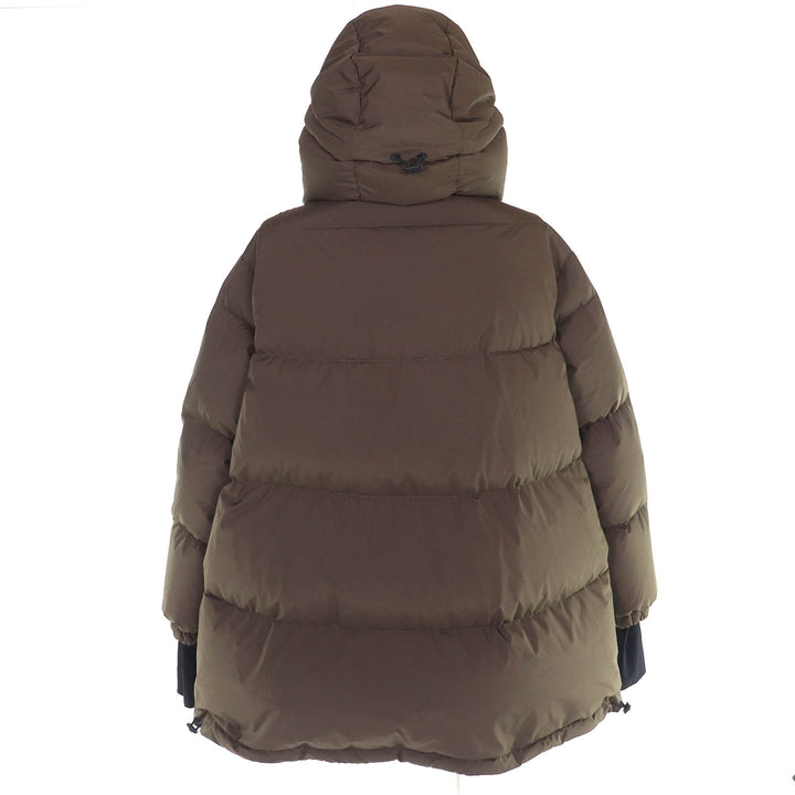 Great Herno Down jacket GORETEX Goretex with hood khaki Women 36 PI128DL
