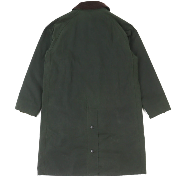 Great Barbour coat NEW BURGHLEY WAX JACKET Check Pattern Oiled Lining Coat 36