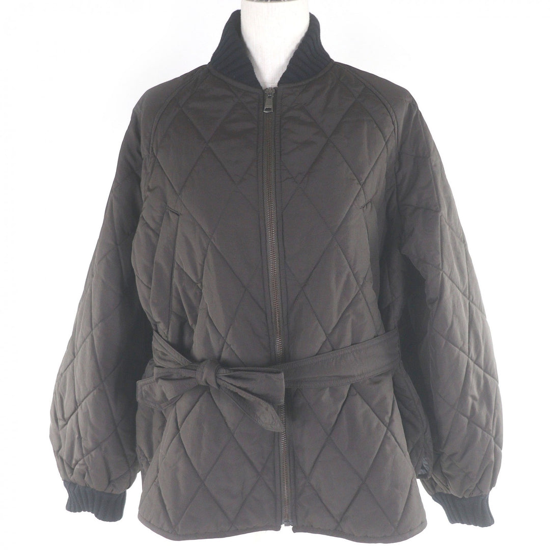 Great WEEKEND MaxMara Jacket quilting Brown polyamide 42 548604136