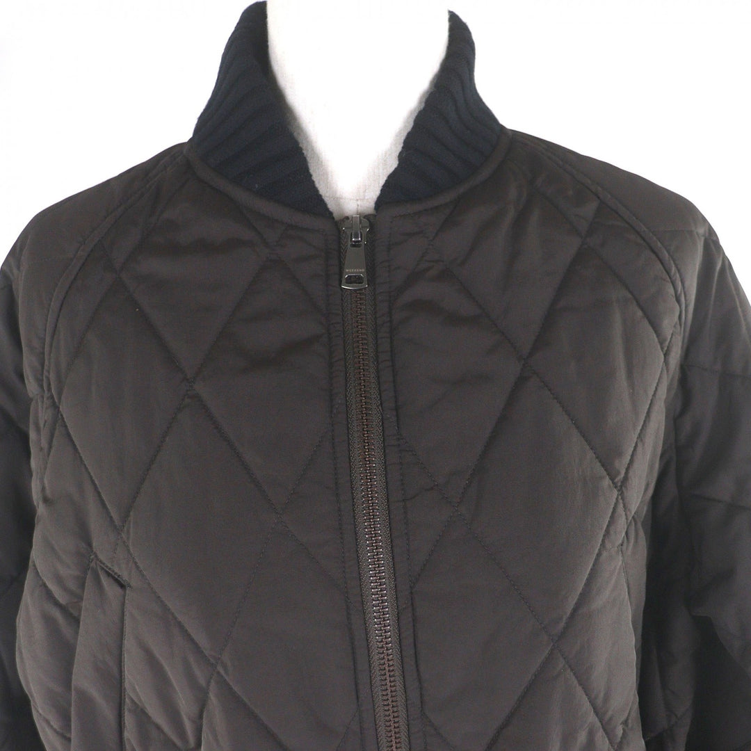 Great WEEKEND MaxMara Jacket quilting Brown polyamide 42 548604136