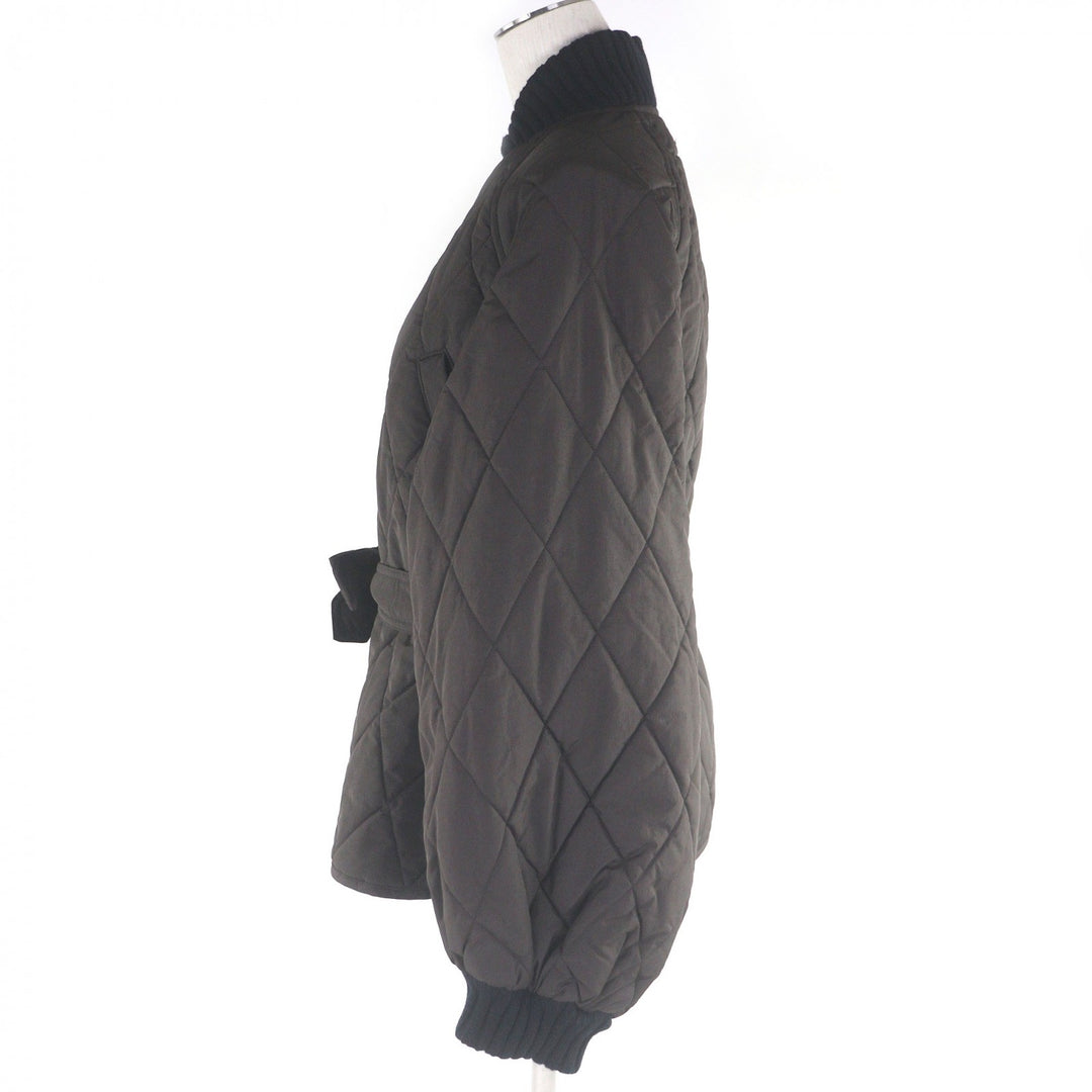 Great WEEKEND MaxMara Jacket quilting Brown polyamide 42 548604136