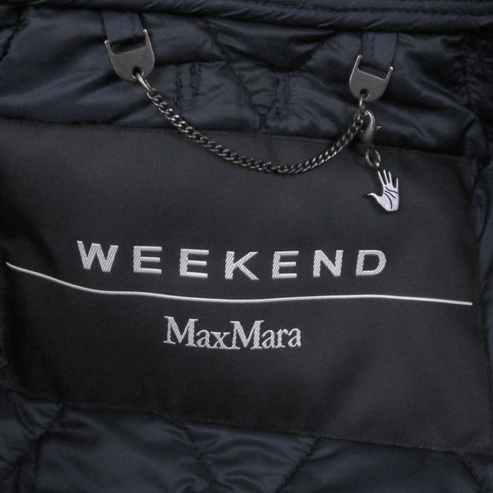 Great WEEKEND MaxMara Jacket quilting Brown polyamide 42 548604136